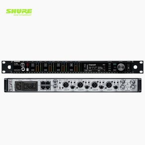 SHURE 슈어 AD4Q-DC Axient Digital 쿼드 채널 디지털 수신기(DC 전원 모듈 포함)