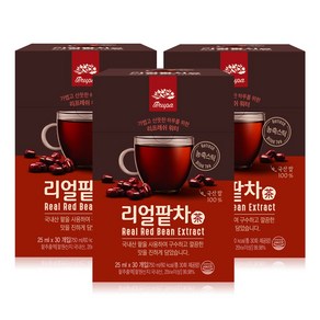 [테루파] 리얼팥차 30T 국산팥 100% 액상차 카페인없는 커피대용차 임산부, 25ml, 30개입, 3개