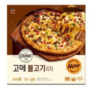 CJ 고메 클래식 불고기 피자 405g, 4개