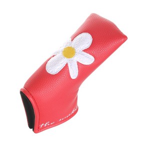 [더메이크] 로사 일자 퍼터커버 골프커버 헤드커버, 1개, 코랄핑크