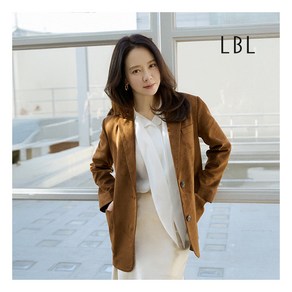 [LBL] (25SS) FAUX스웨이드 테일러드 자켓