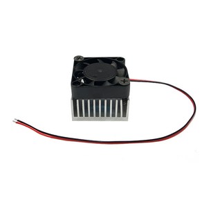 방열판 세트 40x40mm DC12V 쿨러 미니쿨링팬 VGA 냉각 연전소자 공냉 컴퓨터, LA054. 방열판 세트 40x40 DC12V, 1개