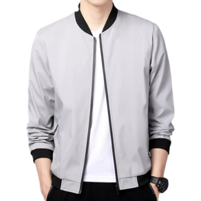 남자 봄 가을 바람막이 야구복 지퍼 포켓 스탠드카라 자켓 Men's jacket