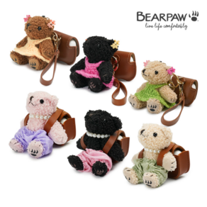 베어파우(BEARPAW) BEARPAW BEAR DOLL 곰인형 키링 에어팟케이스 6종 택1 128808