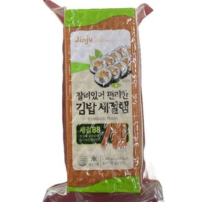 [먹깨비네] 진주햄 알뜰골드스모크 세절88햄 1kg 김밥용, 1개