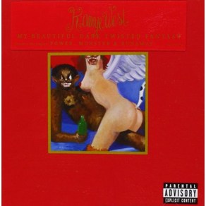 Kanye West Audio CD 앨범 My Beautiful Dak Twisted Fantasy explicit_lyics 미국 발송