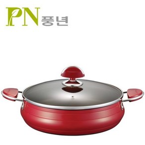 PN풍년 뉴포시아레드 전골 냄비 24cm, 24cm전골, 상세설명 참조