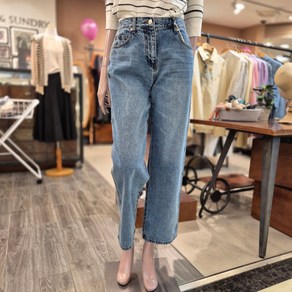 BCBG [올앤선드리] 썸머 스트레이트 진 청바지 _ A5M3P353 53 [M/BLUE]