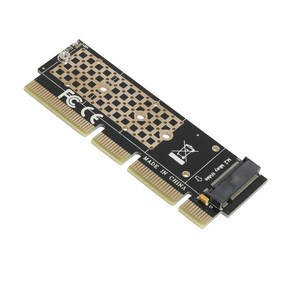 넥시 M.2 NVMe to PCI-E x4 x8 x16 확장 어댑터 NX1246, 1개