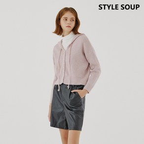 [SOUP] SOUP 후드 버튼 크롭카디건 (SZ9GDE1)