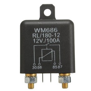 티앤디 100A DC12V 릴레이 배터리 방전 방지 스위치 Relay, 1개