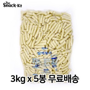 맛찬들 백미 밀떡볶이 정관절단 3kg (무료배송) 밀떡 떡볶이떡