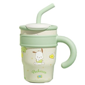 산리오 더블 드링크 보온 텀블러, 포차코, 700ml, 1개