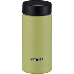 TIGER 타이거 물병 200ml 스크류 머그보틀 스테인리스 보틀 진공 단열병 보온보냉 재택 텀블러 이용 가능 썬옐로우 MMP-W020YP, 1개