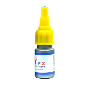 브이픽스 UV 순간 접착제 아크릴 유리 플라스틱 본드_10ml 접착제별도 ( UV조사기 미포함품), 1개