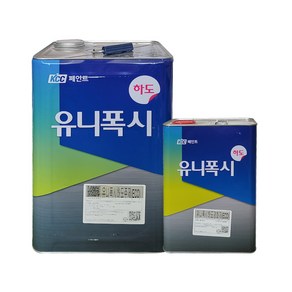 KCC 페인트 유니폭시 하도(ECO) : 에폭시 바닥재 하도 투명 14L 3.5L, 유광, 3500ml, 1개