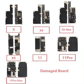 낸드 없는 연습 메인보드 아이폰 호환 6 6S 7 8 플러스 X XS 11 프로 맥스용 비 작동 마더 보드 훈련 납땜 제거 기술, [03] Fo iphone 6P, 1개