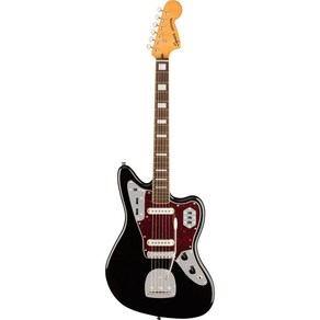 Squier by Fender 일렉트릭 기타 Classic Vibe 70s Jaguar® Laurel Fingerboard Black 소프트 케이스 포함