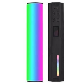 Andoe andoe W200RGB 휴대용 LED 비디오 라이트 충전식 RGB 채우기, Black, 1개