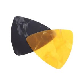 기타 픽 Plectrum 100pcs 삼각형 셀룰로이드 악기 0.46mm 무작위 색상