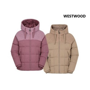 웨스트우드 WESTWOOD 두께감있는 플리스소재로 보온성이 우수한 여성 우븐 퀄팅 플리스 뽀글이 자켓 WM4WCJF276