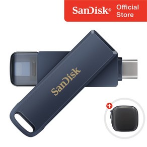 샌디스크 USB 메모리 아이폰 Phone Dive 8핀 & C타입 OTG 대용량 메모리 / 메모리 케이스, 1개, 64GB