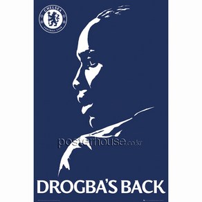 MAXI Poster 포스터 61x91 - 디디에 드록바 Chelsea Drogba's Back