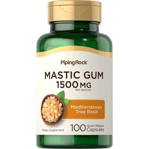 피핑락 매스틱 검 1500mg Mastic Gum 효능 100캡슐, 1개, 100정