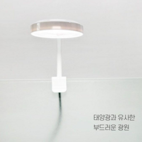 COB 미니 LED 어항 조명 식물등 수족관 수초 베타조명, 화이트, 1개