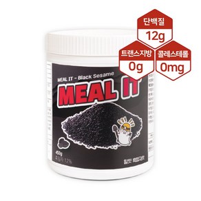 밀잇 식사대용 단백질 쉐이크 흑임자맛 대용량, 450g, 1개