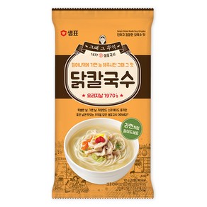 샘표 닭칼국수, 101g, 10개