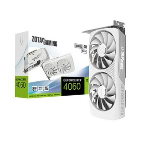 [ZOTAC] GAMING GeFoce RTX 4060 TWIN Edge OC D6 8GB White