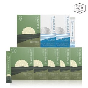 [GS단독구성] 바른곡물효소 6박스+유산균효소 2박스, 단품, 단품, 90g