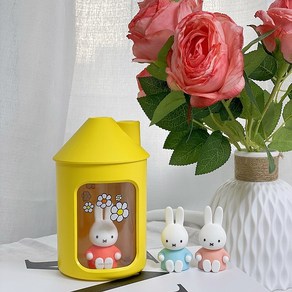 Miffy 미피 가습기 2세대 듀얼 분무 가습량 증가 탁상용 무드등 무소음 미니 가습기 USB 미니 신생아 가습기 선물 책상용 사무실 캠핑 차량용 휴대용 가습기