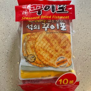 바다플러스 바삭 바삭 고소한 맛 석쇠 꾸이포, 230g, 1개