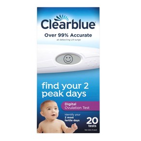 Cleablue 클리어블루 디지털 배란테스터기 20개입 / Cleablue Digital Ovulation Pedicto Kit 20pc