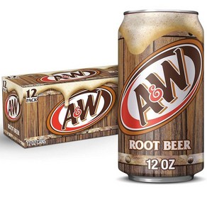 A&W 크림 소다 제로 슈가 355ml 12캔