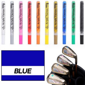 골타 골프채 커스텀 셀프 도색펜 28색상 아이언 드라이버 퍼터 웨지 꾸미기, [GOLF]06-BLUE, 2개