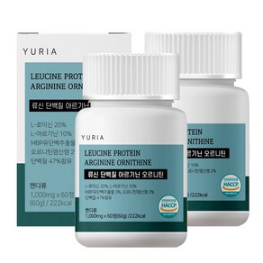 류신 단백질 아르기닌 오르니틴 1000mg x 60정, 2개