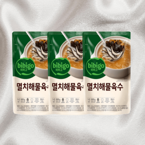 비비고즉석국 멸치육수해물즉석국 시원한국물요리, 500g, 6개