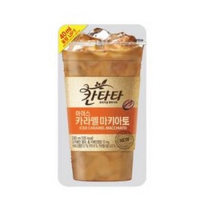 롯데칠성 칸타타 아이스 카라멜마키아토 230mlx50개, 50개, 50개, 1개입, 230ml