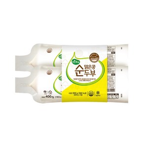 맑은물에 맑은콩 순두부 400g