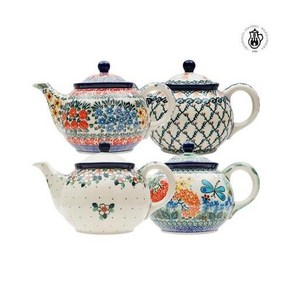 세라미카 아티스티나 폴란드그릇 850ml 티팟 티폿 티포트 주전자 [30TEAPOT_A14], 1개