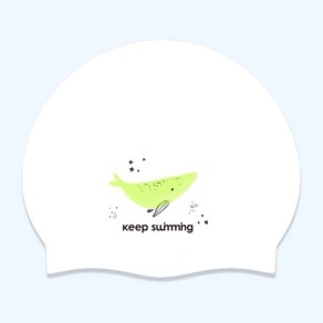 킵스위밍 실리콘수모 하늘고래, 라임고래, 1개