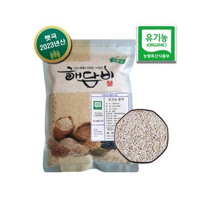 국내산 유기농할맥 찰보리쌀 500g (2023년), 1개