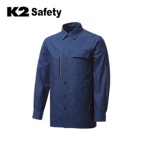 K2 Safety SH-403R 긴팔셔츠 단체복 근무복 워크웨어 남성긴팔티 남성셔츠 LB2-403, 1개