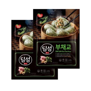 동원 부채교 1.2kg x 2봉 딤섬 만두 프리미엄 간편조리 아이들 간식