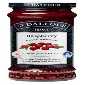 St. Dalfou Red Raspbey Fuit Spead 10 Ounce St. Dalfou 레드 라즈베리 과일 스프레드 10온스, 1개, 283g