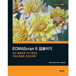 ECMAScipt 6 길들이기:최신 표준으로 다시 배우는 자바스크립트 프로그래밍, 에이콘출판