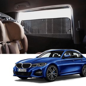 썬블럭 햇빛가래개 커튼 차박 BMW 3시리즈 G20, BMW 3시리즈 G20(19년~현재), 뒷유리(트렁크)-에어메쉬/일반, 1개